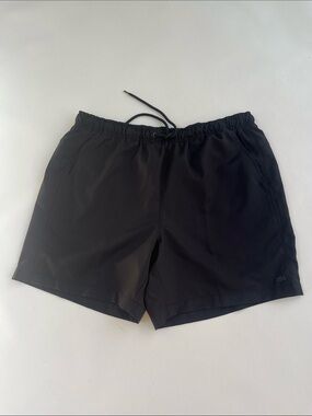 DSG Black REC Short with Elastic Waistband and 6" inseam NWT Men's Size L